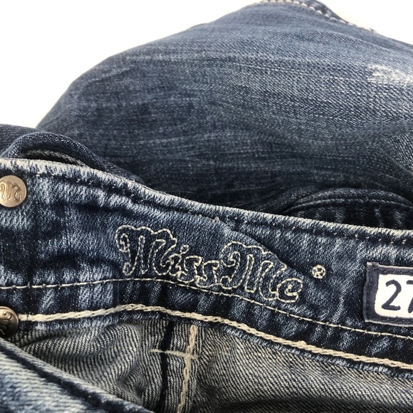 Miss Me | Women’s Fallen Angel Embellished Wings Bootcut Jeans - Picture 11 of 16